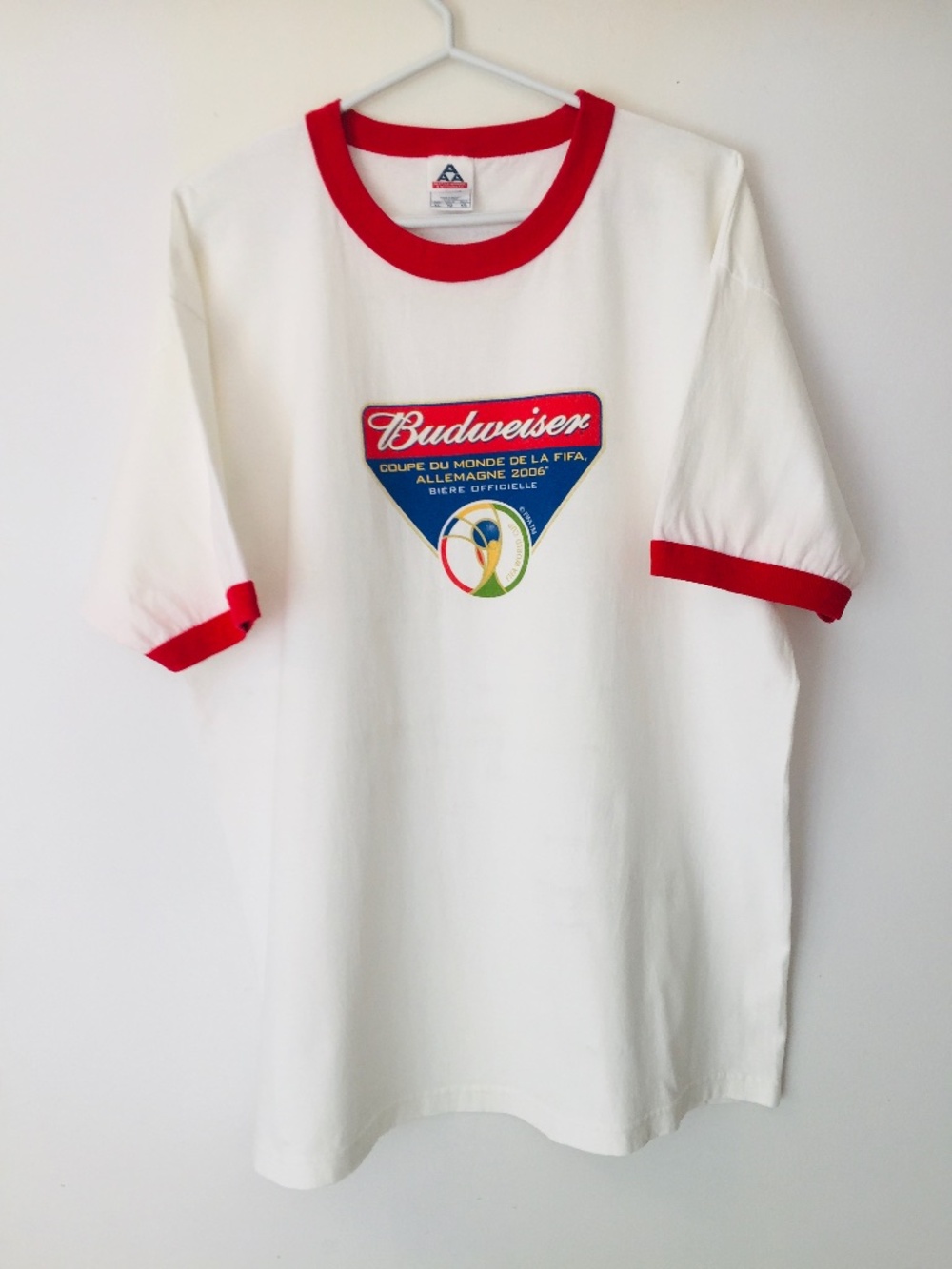 FIFA World Cup 2006 Vintage T-Shirt Budweiser Coupe du Monde de la FIFA